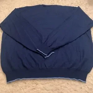 Brioni | Sweaters | Brioni Lana Wool Blue Sweater | Poshmark